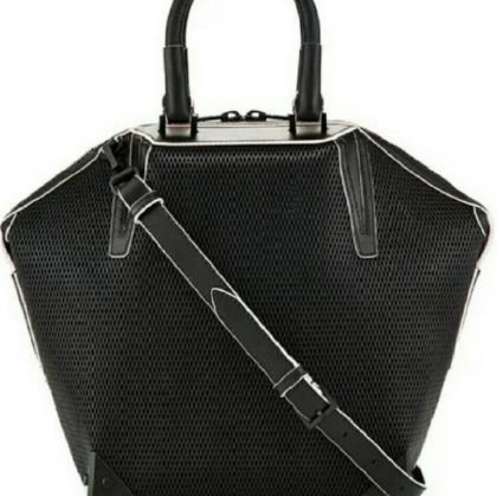 Alexander Wang Medium Emile Tote in 3d Mesh Black with Matte Black Hardware - Picture 9 of 9